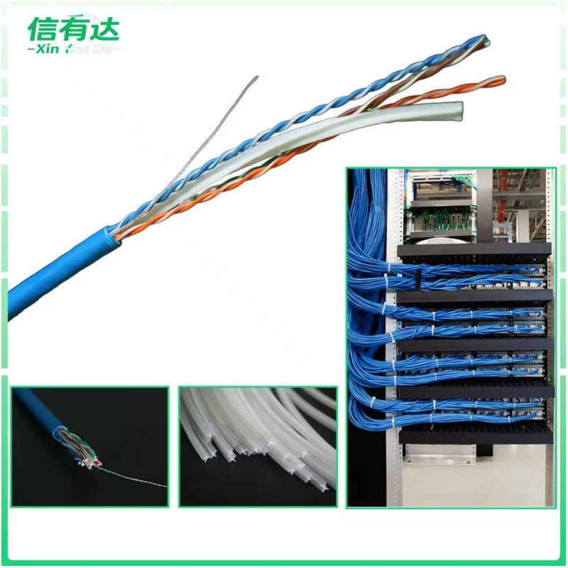 When customizing a data cable cross skeleton, how do you design the skeleton layout based on transmission rate requirements?